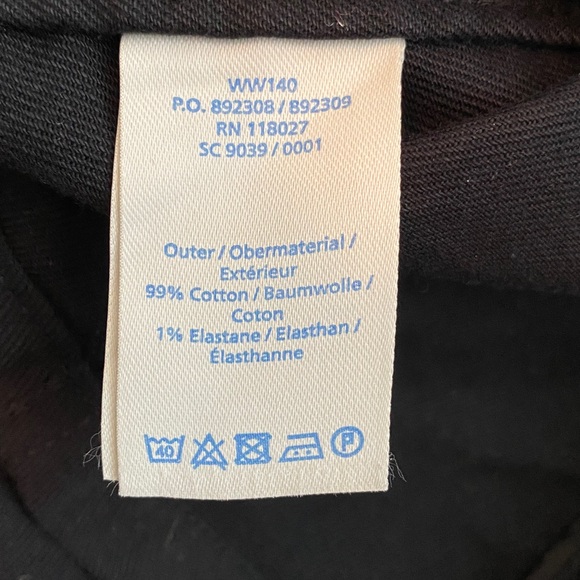 Boden Women's Black‎ Denim Long Sleeve Dress w Belt Size 2R EUC - Picture 7 of 10